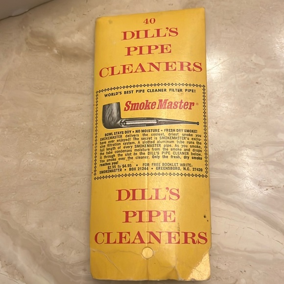 VINTAGE ~ Dill's Premium Pipe Cleaners All Cotton Open package (38) - Picture 1 of 3